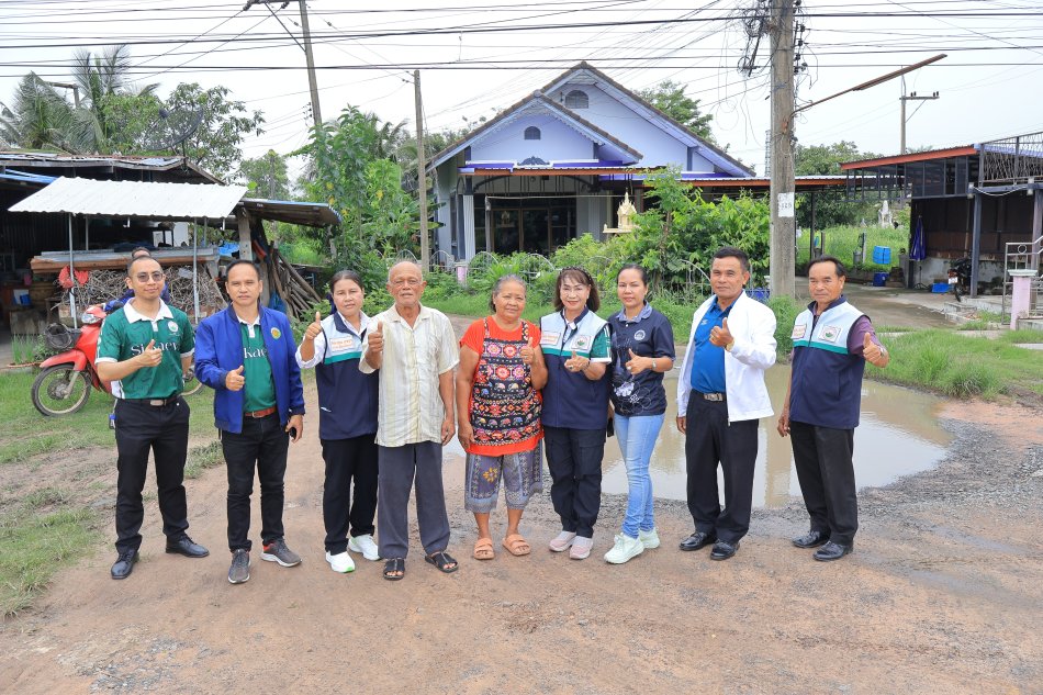 สำรวจสภาพเส้นทางถนน บริเวณบ้านสีชมพู หมู่ 14 ตำบลสีแก้ว