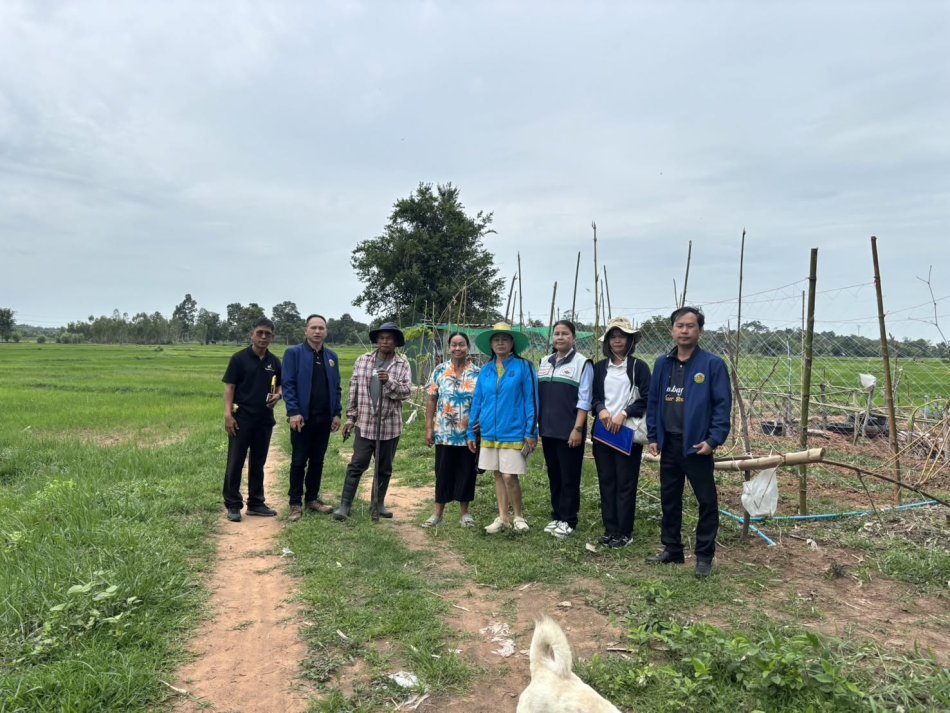 ลงพื้นที่บ้านโนนใหญ่ หมู่ที่ 9 ตำบลสีแก้ว เพื่อตรวจสอบข้อเท็จจริงกรณีได้รับเรื่องร้องเรียน เรื่องการลุกล้ำแนวเขตทางสาธารณประโยชน์