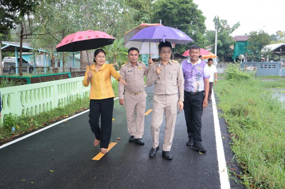 ลงพื้นที่ตรวจสอบข้อเท็จจริงตามคำร้องทุกข์ของชาวบ้าน บ้านคานหัก หมู่ที่ 11