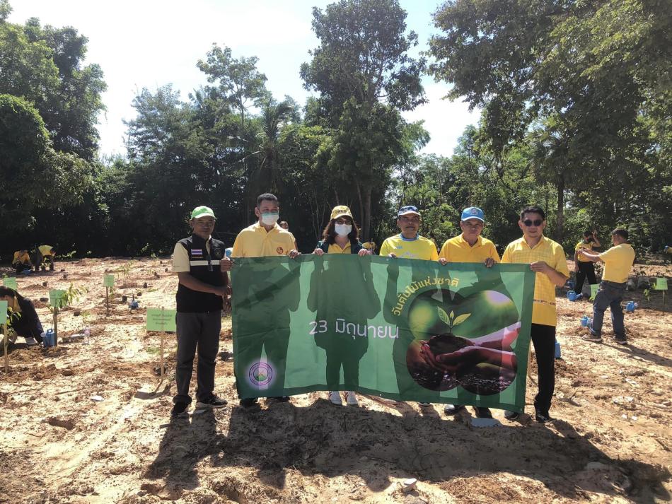 โครงการส่งเสริมการปลูกป่าเพิ่มพื้นที่สีเขียว ประจำปี 2566 ณ ดอนปู่ตาบ้านเหล่าตำแย หมู่ที่ 6